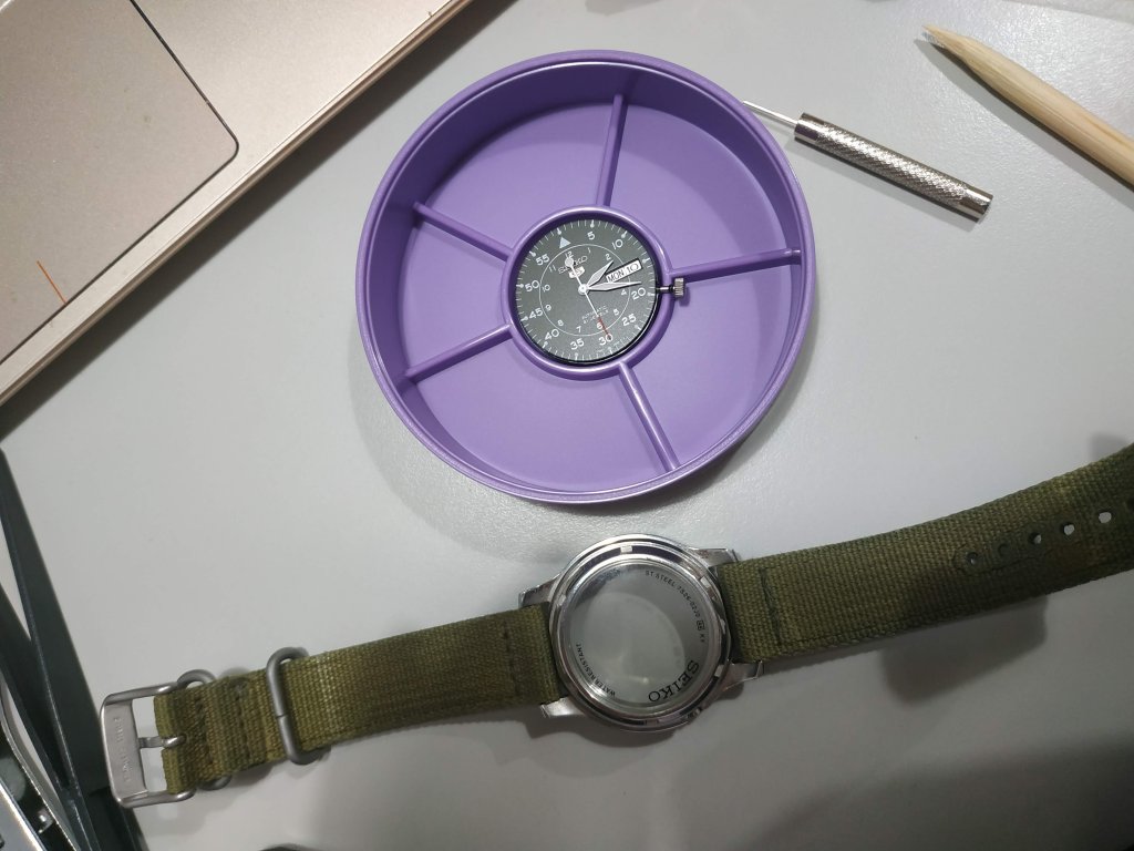 seiko 精工5號 更換藍寶石鏡面