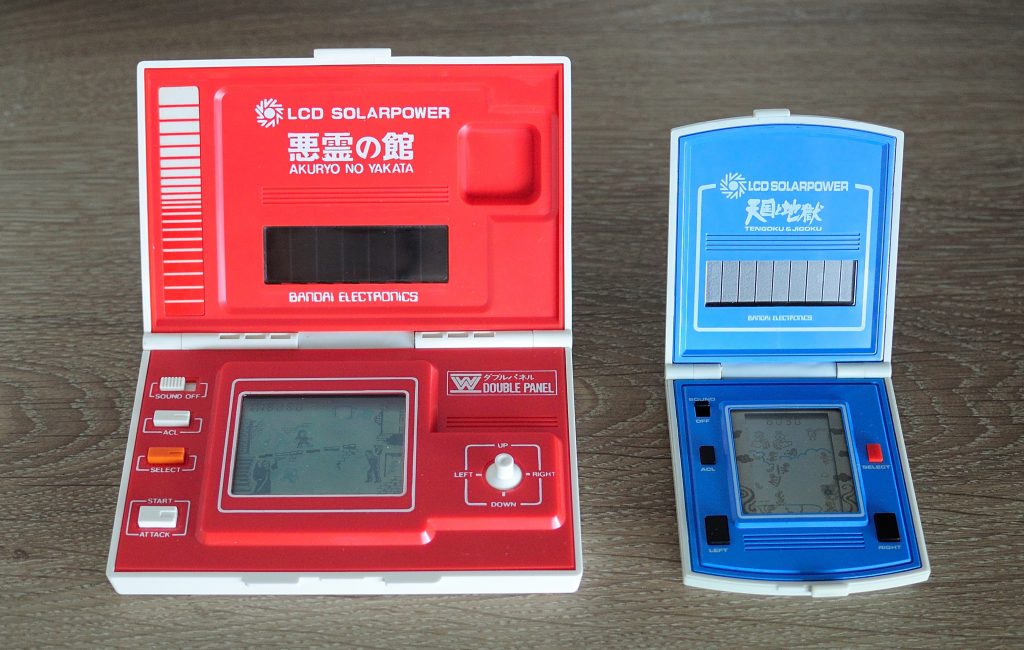 ▲無需使用電池即可遊玩的LCD SOLARPOWER系列掌上型遊戲機。